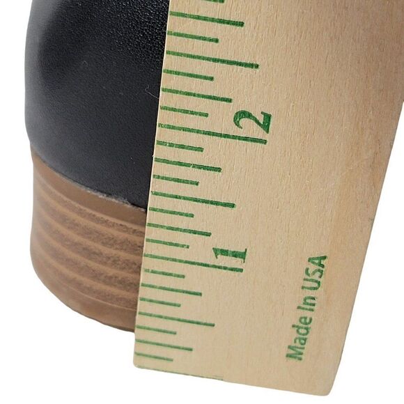 Clarks Collection Loafer Shoes Womens 8.5 W Black Leather Juliet Palm Slip On - Picture 9 of 14